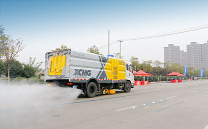 平博洗扫车助力第四届江苏省环卫行业蹊径机械化清扫职业手艺竞赛