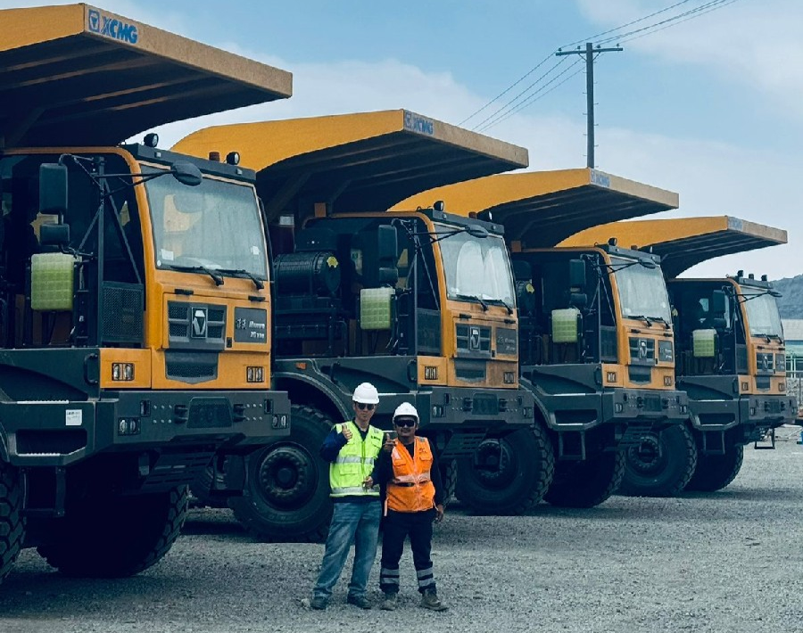 50台XG110矿卡为安第斯山脉注入平博动能